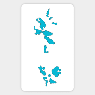 Three Sisters Glaciers Magnet